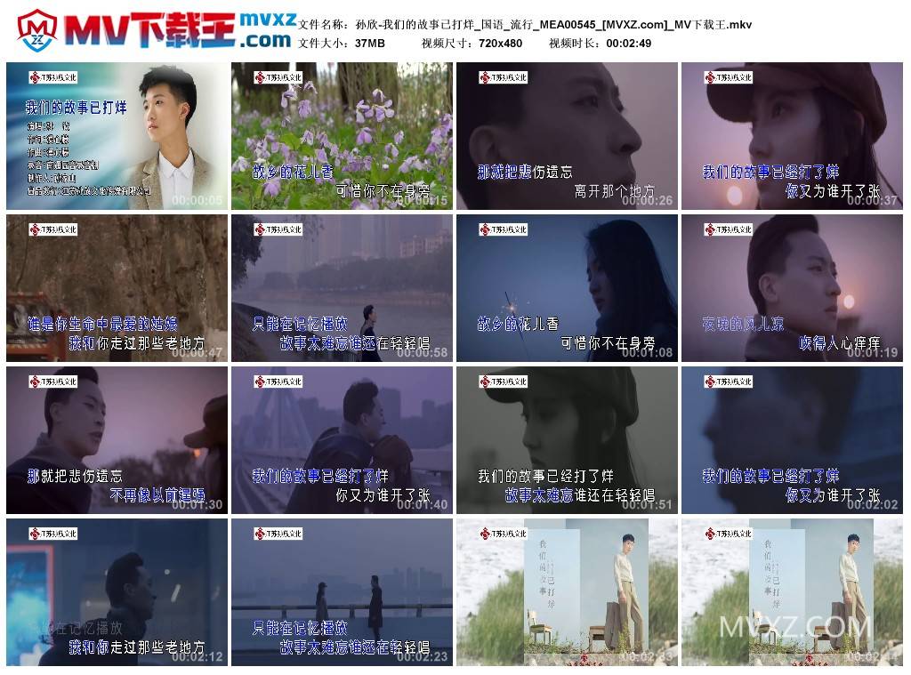 孙欣-我们的故事已打烊_国语_流行_MEA00545